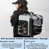 1 Pack Expandable Pet Carrier Backpack Volcano Gray